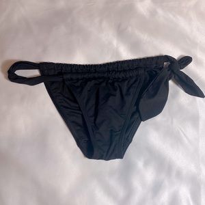 Victoria’s Secret tie-up black swim bottoms, Size XS